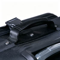 Valise trolley de qualité supérieure en tissu Oxford pour affaires avec compartiment pour ordinateur portable et roulettes silencieuses