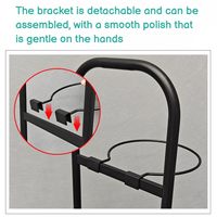JH-Mech Plusieurs Couches Matériau Métallique Robuste Exercice À Domicile Basketball Football Vertical Ball Storage Rack