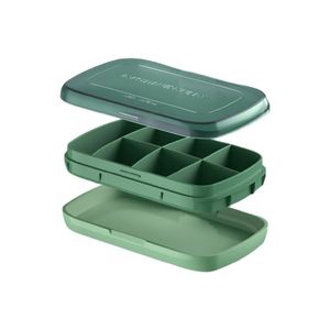 Portable <b>Mini</b> 7-Day Weekly Travel Medicine Organizer Plastic Pill Case <b>Storage</b> <b>Box</b> With Frosted Lid - Product Image 3