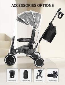 <span class=keywords><strong>BEBELUX</strong></span> EN71 Triciclo para niños aprobado (edades 1-6): ajustable, duradero y seguro con opciones de ajuste personalizado - Product Image 5