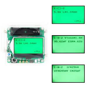 Versión de 3,7 V del medidor ESR del condensador inductor <span class=keywords><strong>DIY</strong></span> MG328 probador de transistor multifunción con carcasa acrílica - Product Image 2