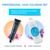 Crema Reveladora de Color para Cabello con Bajo Contenido de Amoníaco 6/9/12% 20/30/40Vol, Oxidante Permanente para Coloración de Cabello en Salón