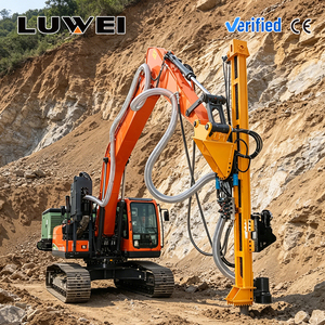 Equipo de perforación de fondo de pozo duradero para excavadora de orugas, diámetro de perforación de 500 mm, profundidad máx. de 70 m para anclaje en minería a cielo abierto - Product Image 3