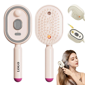 0728 Type-c Mini Hair <b>Brush</b> with Water Wireless Portable Spray <b>Scalp</b> Anti Frizz Multifunctional Self-cleaning - Product Image 1