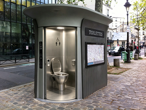 <span class=keywords><strong>Toilettes</strong></span> <span class=keywords><strong>publiques</strong></span> automatiques autonettoyantes Sanisette, <span class=keywords><strong>toilettes</strong></span> <span class=keywords><strong>publiques</strong></span> préfabriquées avec WC mural en acier inoxydable - Product Image 3