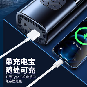 Wireless Car Air <b>Pump</b> Digital Display 12V Portable Tire Compressor Lithium <b>Battery</b> Single Cylinder - Product Image 4