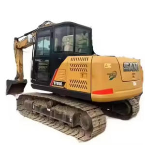 Excavatrice Sany SY 95C Pro d'occasion, poids opérationnel de 9 tonnes, modèle 2022, excellent état, garantie d'un an, pompe hydraulique ISUZU - Product Image 1