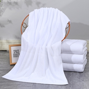 100% Cotton <span class=keywords><strong>S</strong></span>ạn Khăn Tắm Trắng Kích Thước 70*140CM 400GSM - Product Image 5