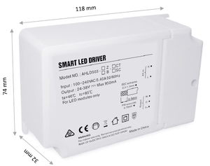 Светодиодный драйвер Zigbee для умного освещения с постоянной регулировкой яркости и беспроводным управлением, 45 Вт, 50 Вт, 56 Вт - Product Image 2