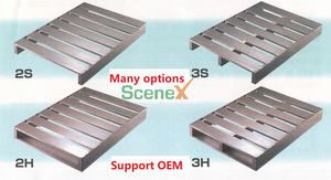 軽量で頑丈なアルミニウム製産業用パレット（食品、医療、製薬、太陽光産業向け）簡単輸送ツール - Product Image 3