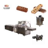 Nouvelle machine à enrober de chocolat en acier inoxydable FSD pour la découpe de barres de bonbons et de céréales, haute efficacité