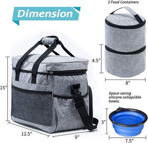 Sac de voyage pour chien BSCI Factory Touch, approuvé par les compagnies aériennes, ensemble de voyage pour chiens, contient tout ce dont votre chien a besoin, pliable, comprend un sac de voyage pour l'extérieur. - Product Image 4
