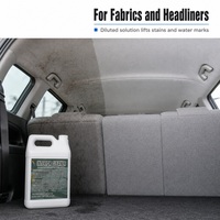 Liquide de nettoyage intérieur automobile 4L concentré pour sièges en tissu, plafond de toit, tableau de bord, élimination des odeurs et entretien