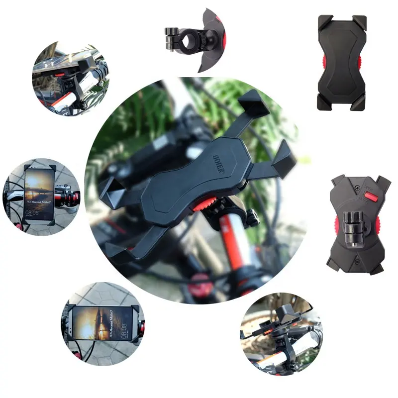 ODIER 360 degree rotation phone holder stand for scooter motorcycle bike for 4.5-6.5 inch phones bike cell phone holder