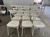 Chaises de salle à manger en plastique blanc pour événements, mariages, banquets, hôtels, restaurants, jardins et fêtes en plein air