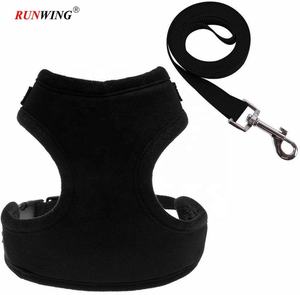 Nilon kustom harnes anjing dan Set tali katun Solid harnes kucing kelinci serbaguna aksesoris hewan peliharaan pisah - Product Image 1