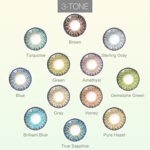 Frete Grátis Freshgo Hidrocor Lentes de Contato Olho 3 Tom Contatos Coloridos Eye Lens Lentilhas Lentes De Contacto - Product Image 2