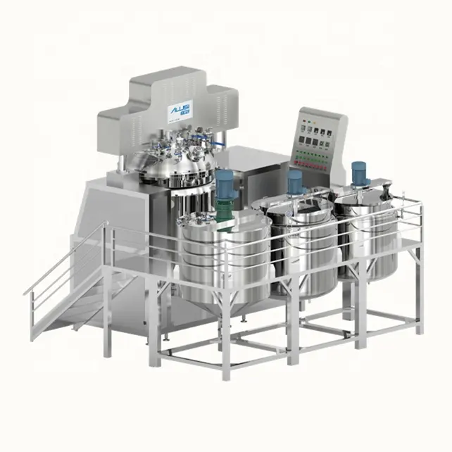 Toothpaste making machine Vacuum Emulsifier ,Toothpaste production line toothpaste equipment Emulsion High Shear Homogenizer