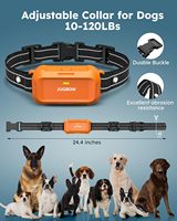 2025 Bestseller Wiederaufladbares Wasserdichtes IPX7 Hundetrainingshalsband mit Anti-Bell-Vibrationsfunktion aus Kunststoff