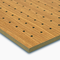 Panneau en bois insonorisé acoustique pour mur ou plafond décoratif