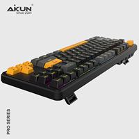 Keyboard Gaming KTL GX9687WR Turbo All-Aluminum Magnetic Switch RT 87 Tombol, Respon 8K, Dapat Disesuaikan, Hot-Swappable