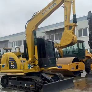Le Japon a utilisé l'excavatrice Komatsu de 7 tonnes PC70 de haute qualité d'occasion pelle hydraulique sur chenilles avec moteur central et moteur - Product Image 5