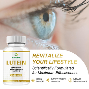 Complément alimentaire pour la santé des yeux et le soulagement du stress pour adultes, OEM/ODM, luteïne de qualité supérieure 20 mg, zéaxanthine, ashwagandha, sans gluten, naturel - Product Image 2