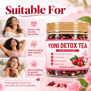 Té desintoxicante Yoni de marca privada, mezcla de hierbas naturales y apoyo femenino para el bienestar de la mujer, té de hojas sueltas - Product Image 6