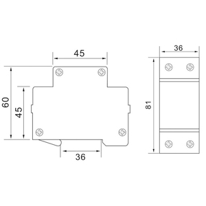 Heyi/asct KP3-V 40A quá áp và bảo vệ điện áp thấp một pha điện áp-hiện tại Bảo vệ cao hiệu quả năng lượng mét - Product Image 4