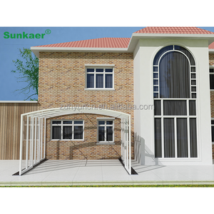 Cubiertas de <span class=keywords><strong>terraza</strong></span> de lujo fuertes y estables, Gazebo, casa de <span class=keywords><strong>cristal</strong></span> impermeable para exteriores con tapa de aluminio para patio, recinto de Patio - Product Image 2