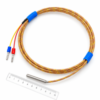 Termokopel probe ultra-halus tipe K, probe tahan suhu tinggi, sensor suhu termokopel ultra-halus tipe T dan tipe J