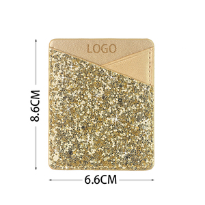 Soporte de tarjeta Phone StickyWallet, Premium PU Wallet Stick On Back Phone Case Compatible - Product Image 3