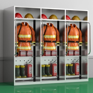 Innovador Soporte Giratorio de Doble Cara para Trajes de Bombero, Almacenamiento para Uniformes de Bomberos, Uso en Oficina, Modelo LC 02 - Product Image 1