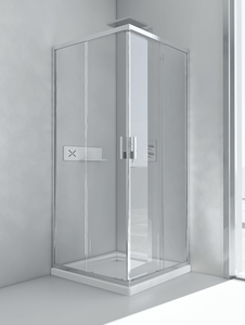 Cabine de <span class=keywords><strong>douche</strong></span> et de bain rectangulaire sans cadre de haute qualité 2026 avec verre incurvé pour usage hôtelier, en verre trempé fermé - Product Image 4