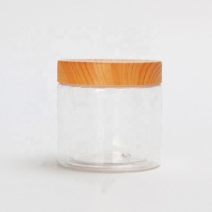 Free Sample Bottle Transparent Plastic <b>Jar</b> With Lids Refillable Bamboo Cap <b>Empty</b> Cosmetic Containers <b>Jar</b> for Travel - Product Image 5
