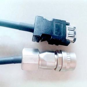 J3J4 Servo <b>Cable</b> for Mitsubishi MR-J3ENSCBL3M-A1 High <b>Power</b> Encoder <b>Cable</b> Green Flexible <b>Cable</b> Black 3M - Product Image 2