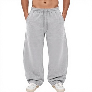 MOMENTUM <b>Men's</b> Brown Canvas <b>Nylon</b>/Cotton Quick Dry Sweatpants Elastic Waist Drawstring Casual <b>Joggers</b> Side Pockets Lightweight - Product Image 1