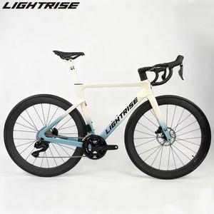 Bicicleta de Carretera LIGHTRISE 700C, Cuadro de Fibra de Carbono Ultraligero, Aero, 105 R7120, 24 Velocidades, Freno de Disco Hidráulico T47 - Product Image 1
