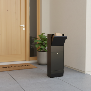 JH-Mech Mailbox esterno grande pacco consegna pacchi scomparti e porta di chiusura posteriore Free Standing pacco Mailbox - Product Image 1