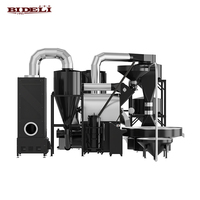 Torréfacteur Industriel Entièrement Automatique 120 kg en Acier Inoxydable à Gaz pour Grains de Café avec Fonction Artisanale