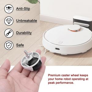Piezas de repuesto rueda delantera para aspiradora Xiaomi Mi Mijia <span class=keywords><strong>Roborock</strong></span> 1S <span class=keywords><strong>S6</strong></span> <span class=keywords><strong>S6</strong></span> <span class=keywords><strong>Pure</strong></span> S5 S50 S4 E4 E35 E25 E20 C10 - Product Image 6