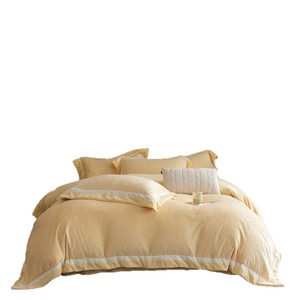 Milk Fleece <b>Bedding</b> Set 4-Piece Double-Sided Winter Thickened Solid Color Simple Style - Product Image 5