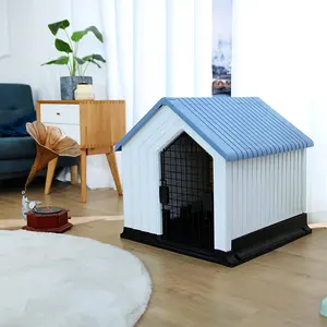 Online untuk Taman Rumah, Beli Rumah Anjing Dapat Dilipat Dalam Ruangan Kandang Hewan Peliharaan Kucing Rumah Pembawa