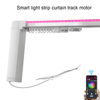 MYQ Tuya Bluetooth Électronique LED Rideaux Motorisés Bande Lumineuse Rail Moteur Automatique Contrôle Vocal via App Alexa HomeKit Alimentation USB