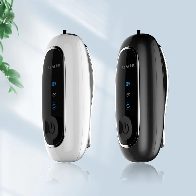 Hot Sales mini Outdoor Portable Personal ionizer Air Purifier Necklace Wearable Ozone Plasma Air Cleaner Purifier