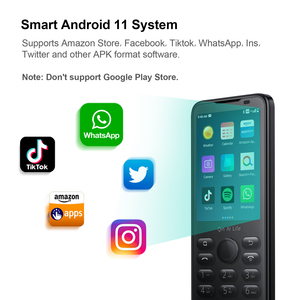 Smartphone débloqué F21 Pro, Android 11, écran tactile, téléphone portable intelligent, téléphones Android, appareil photo 2M/5M, version <span class=keywords><strong>Google</strong></span>, noir - Product Image 2