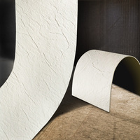 Tuile flexible en matériau d'argile modifiée MCM, ultra-mince, revêtement mural en pierre naturelle, ardoise moderne, imperméable, ignifuge