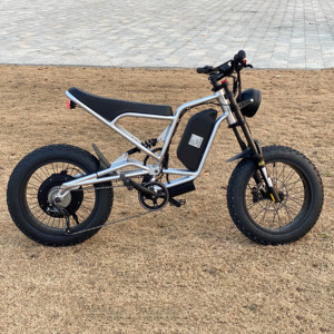Bicicleta Eléctrica de Aluminio de 20'' con Doble Suspensión y Neumáticos Anchos de 1000w 60V, Fatbike PG - Product Image 5