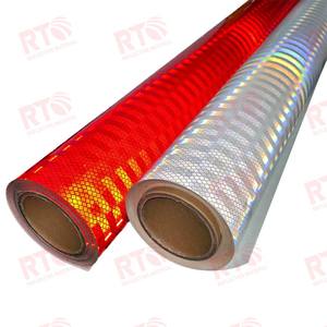 Láminas reflectantes de HIP imprimibles con solvente ecológico, vinilo adhesivo azul, rojo y blanco, reflectante para señal de tráfico de calle - Product Image 4