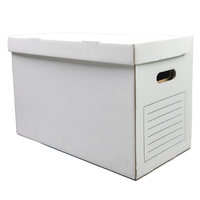 Cajas de Archivo de Cartón Corrugado de Alta Calidad para Almacenamiento de Archivos de Oficina, Cajas de Archivo Impresas